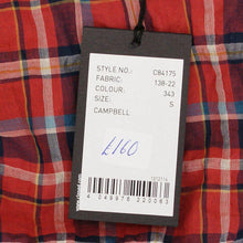 Load image into Gallery viewer, Red & Blue Campbell Check Seersucker Shirt