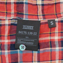 Load image into Gallery viewer, Red & Blue Campbell Check Seersucker Shirt