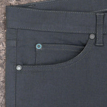 Load image into Gallery viewer, Houndstooth Grey Cotton Silk Slim Skinny Jeans