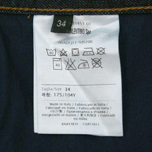 Load image into Gallery viewer, Blue Selvedge Straight Rockstud Denim Jeans