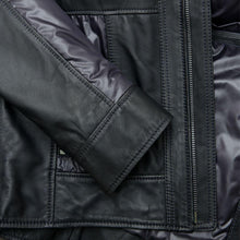 Load image into Gallery viewer, D&G Navy Blue Leather Jacket
