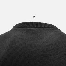 Load image into Gallery viewer, Black Layer Panel Braided Jumper Knitwear