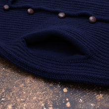 Load image into Gallery viewer, Navy Button Front Cardigan