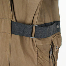 Load image into Gallery viewer, Khaki Leather Blouson Jacket