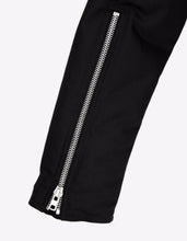 Load image into Gallery viewer, Black Down Padded Biker Jacket