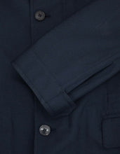 Load image into Gallery viewer, Navy Blue Jacket with Leather Panel