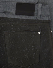 Load image into Gallery viewer, Grey Coated Panel Denim Jeans