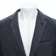 Load image into Gallery viewer, Grey 100% Cashmere Blazer Jacket