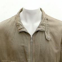 Load image into Gallery viewer, Khaki Cotton Linen Blend Military Inspired Jacket