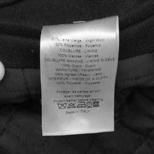 Load image into Gallery viewer, Black Wool Duffle Coat With Horn Toggles