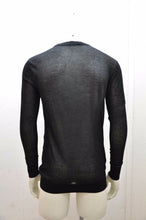 Load image into Gallery viewer, Black Cotton Knit Dual Layered Jumper