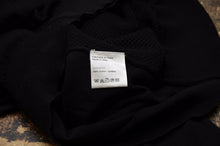 Load image into Gallery viewer, Black Cotton Knit Dual Layered Jumper