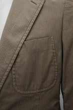 Load image into Gallery viewer, Tonal Striped Beige Blazer Jacket