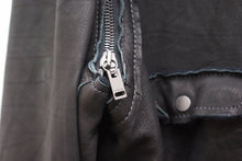 Load image into Gallery viewer, Leather Biker Jacket With Convertible Sleeves
