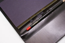 Load image into Gallery viewer, Covered Pop Stud Diary With Leather Backing
