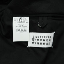 Load image into Gallery viewer, Black Bomber Jacket With Raw Edge Seams