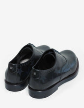 Load image into Gallery viewer, Midnight Blue Star Print Oxford Shoes