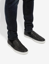 Load image into Gallery viewer, Woven Leather Slip On Trainers