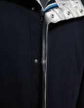 Load image into Gallery viewer, Navy Blue Parka with Silver Interior
