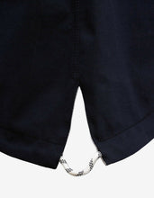 Load image into Gallery viewer, Navy Blue Parka with Silver Interior