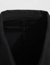 Load image into Gallery viewer, Black Nylon Blazer With Patch Pockets