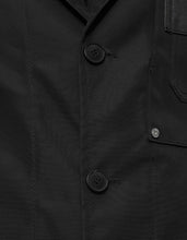 Load image into Gallery viewer, Black Nylon Blazer With Patch Pockets