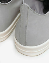 Load image into Gallery viewer, Pearl Grey Leather Low Trainers
