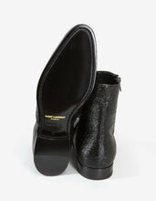 Load image into Gallery viewer, Black Coated Leather Chelsea Boots