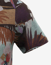 Load image into Gallery viewer, Multicolour Tropical Print Polo T-Shirt