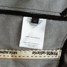 Load image into Gallery viewer, Black Zip-Up Denim Jacket