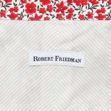 Load image into Gallery viewer, Red & White Floral Cotton Casual Shirt