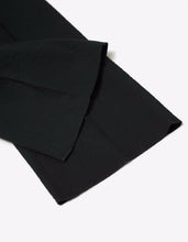 Load image into Gallery viewer, Black Seersucker Cotton Trousers