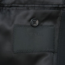 Load image into Gallery viewer, Black Compact Wool Double Breasted Overcoat