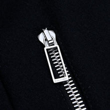Load image into Gallery viewer, Wool Jacket With Leather Hood