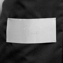 Load image into Gallery viewer, Black Cotton Harrington Jacket Monogram Buttons
