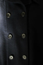 Load image into Gallery viewer, Heavy Navy Wool Peacoat Jacket