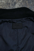 Load image into Gallery viewer, Blue Wool Coat With Painted Details