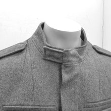 Load image into Gallery viewer, Grey Zip Casual Warm Wool Tweed Jacket Coat
