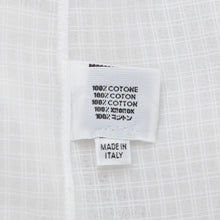 Load image into Gallery viewer, Tonal White Check Shirt With Pleated Bib Detail