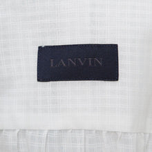Load image into Gallery viewer, Tonal White Check Shirt With Pleated Bib Detail
