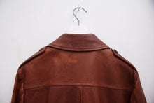 Load image into Gallery viewer, Replica Calfskin Leather Aviators Jacket