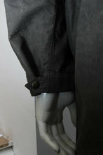 Load image into Gallery viewer, Waxed Silk Khaki Green Fishtail Parka Jacket