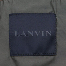 Load image into Gallery viewer, Khaki & Grey Leather Stripe Paneled Jacket