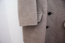 Load image into Gallery viewer, Wool Over Coat With Fur Shawl Collar