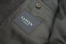 Load image into Gallery viewer, Navy Blue Alpaca Wool Blazer With Trim detail