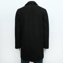 Load image into Gallery viewer, Heavy Black Overcoat in Wool