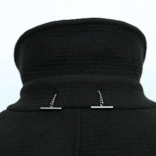 Load image into Gallery viewer, Heavy Black Overcoat in Wool