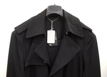 Load image into Gallery viewer, Wool Trench Coat With Ribbed Paneling