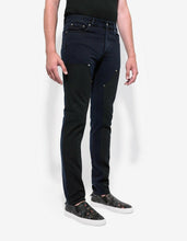 Load image into Gallery viewer, Indigo Wash Contrast Panel Denim Jeans