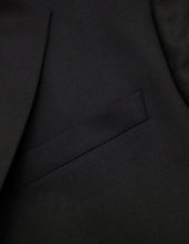Load image into Gallery viewer, Black Blazer with Zip Embellishment
